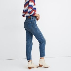 NWT Madewell - The. Mom Jean in Downey Wash